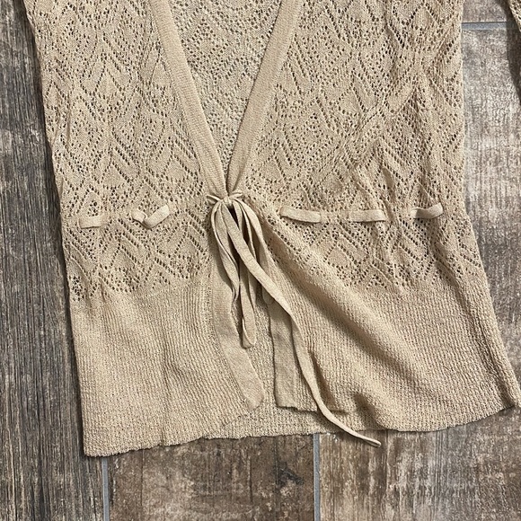 LOFT Beige Cardigan - XS - Picture 2 of 4